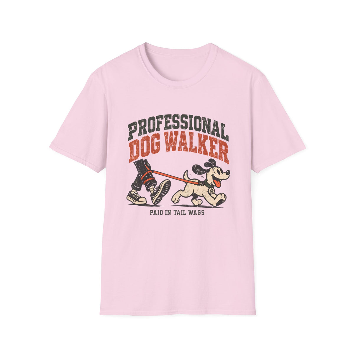 Professional Dog Walker Paid In Tail Wags T-Shirt