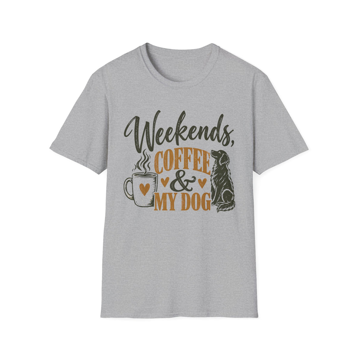 Weekends Coffee & My Dog T-Shirt