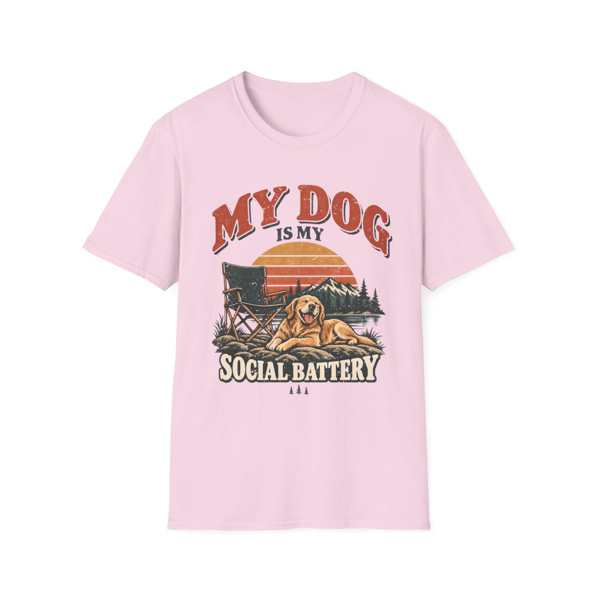 My Dog Is My Social Battery T-Shirt