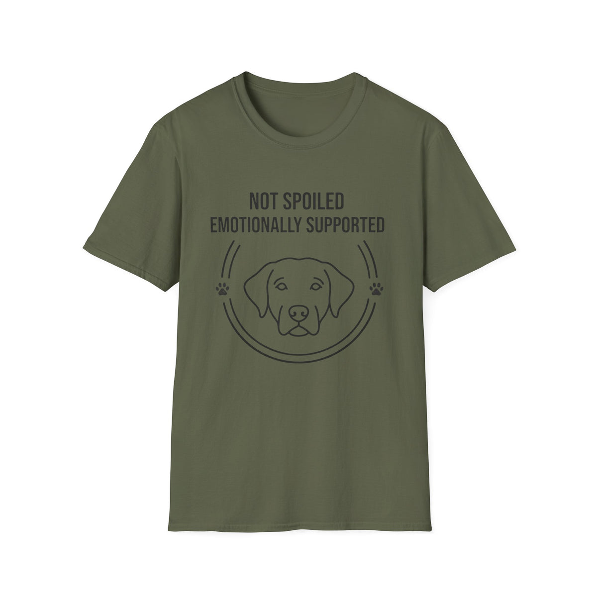 Not Spoiled Emotionally Supported T-Shirt