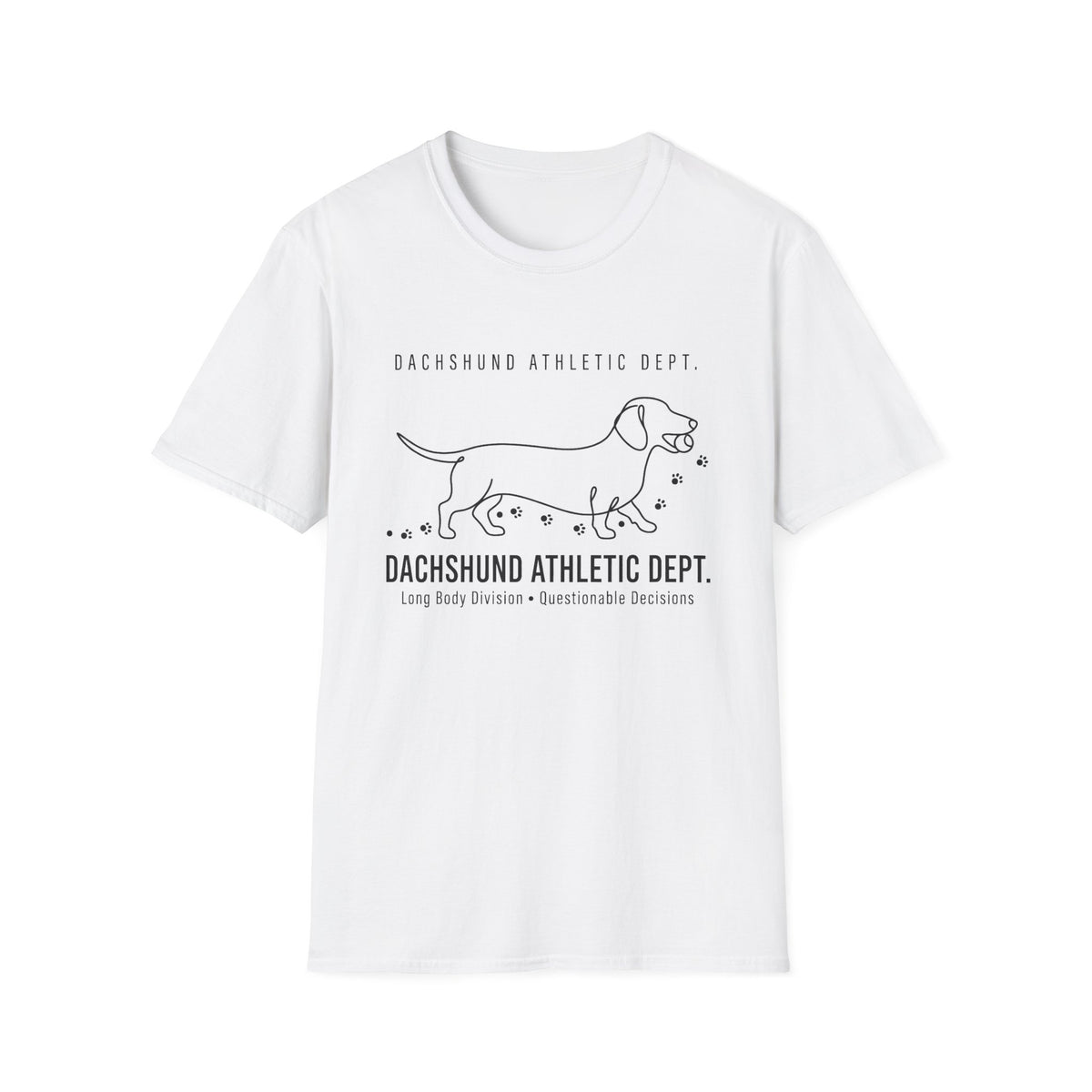 Dachshund Athletic Dept. T-Shirt