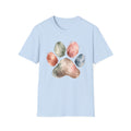 Watercolor Paw Print T-Shirt