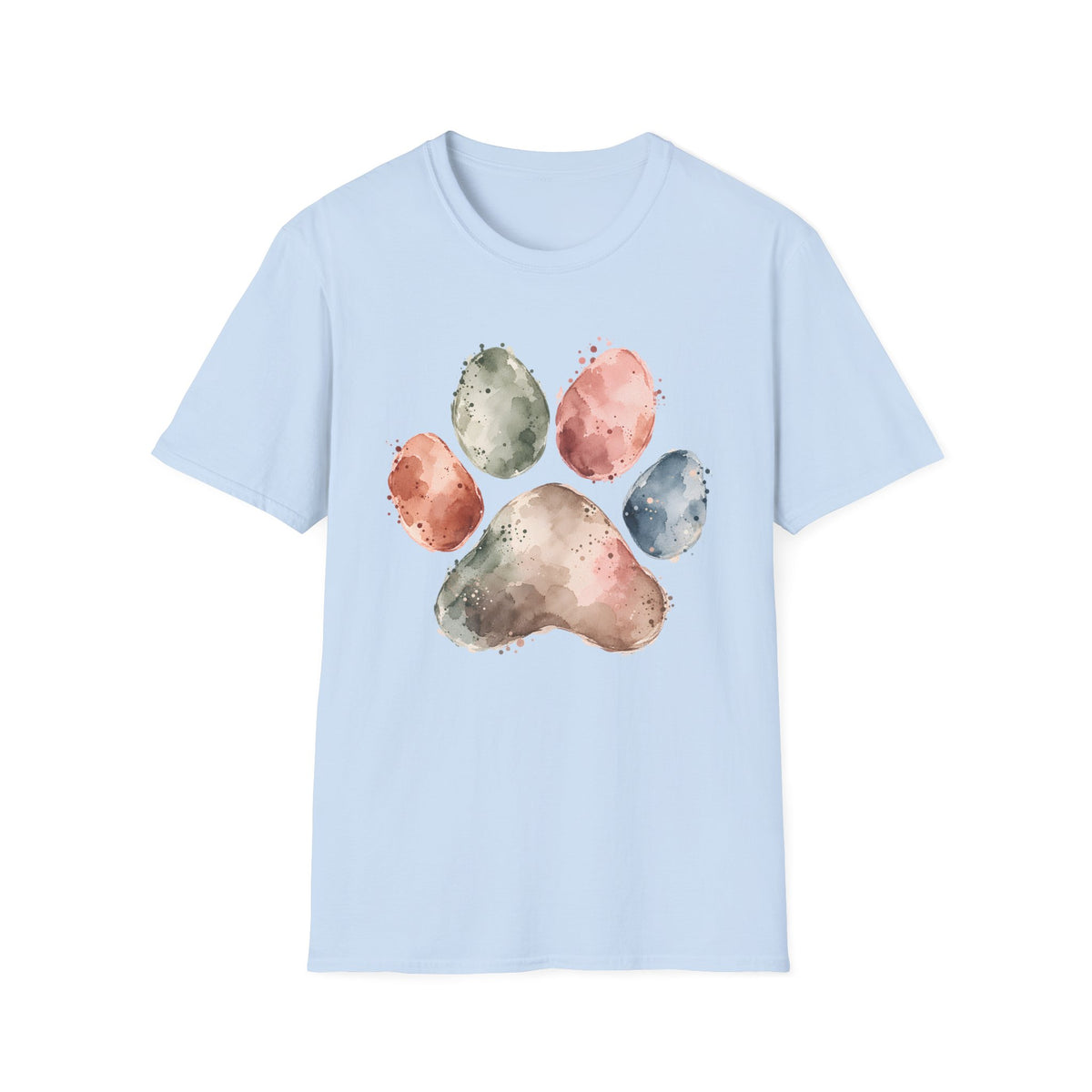 Watercolor Paw Print T-Shirt