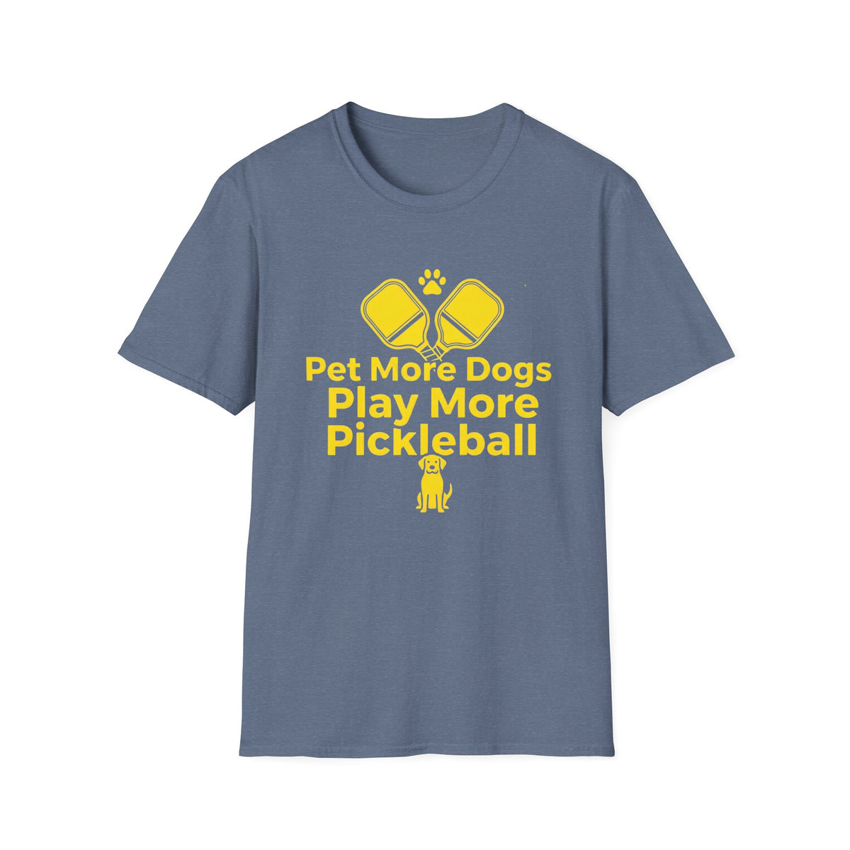Pet More Dogs Play More Pickleball T-Shirt