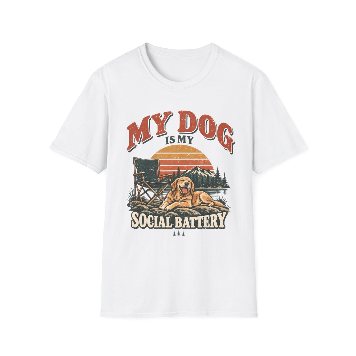 My Dog Is My Social Battery T-Shirt