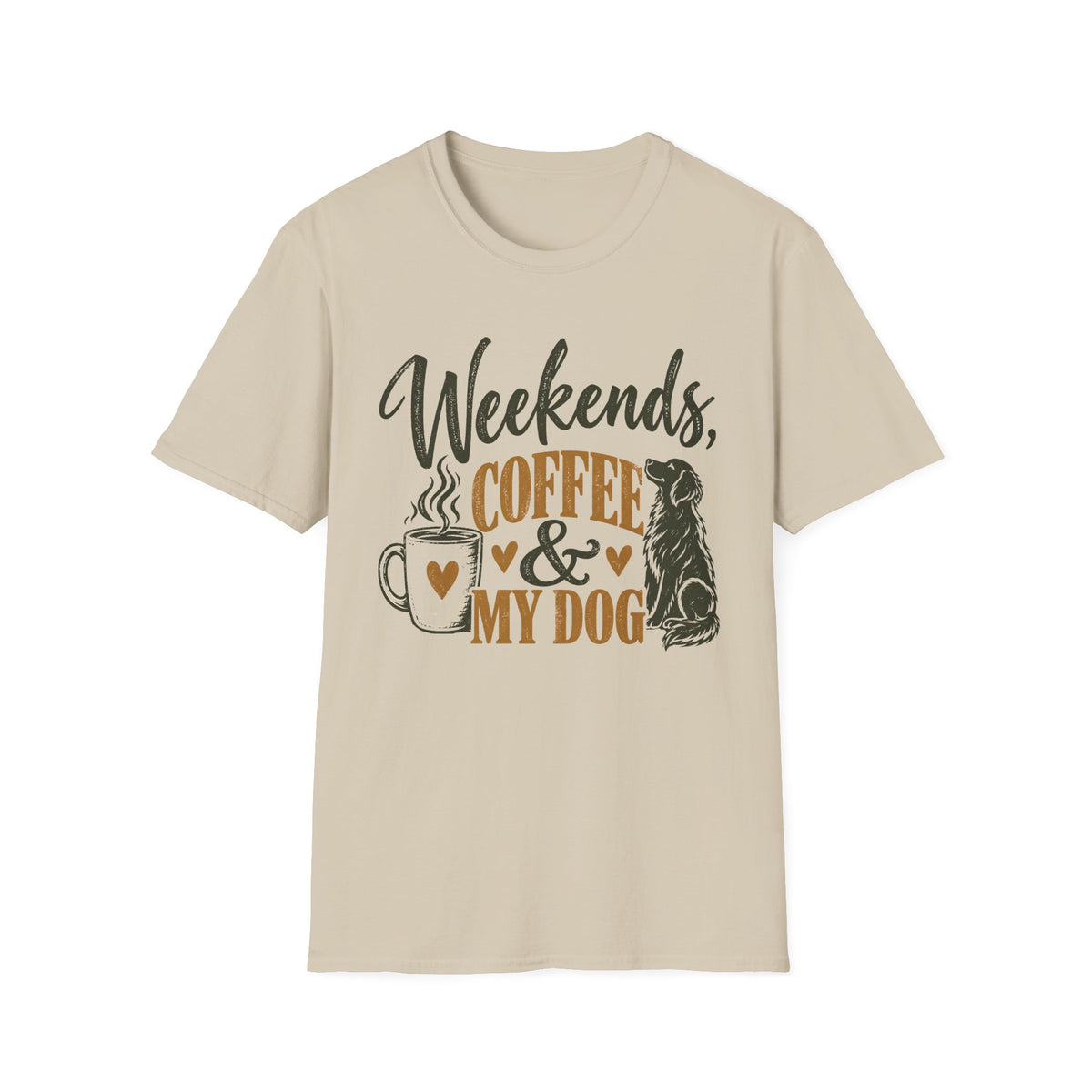 Weekends Coffee & My Dog T-Shirt