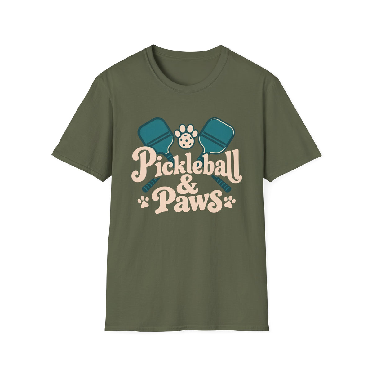 Pickleball & Paws T-Shirt