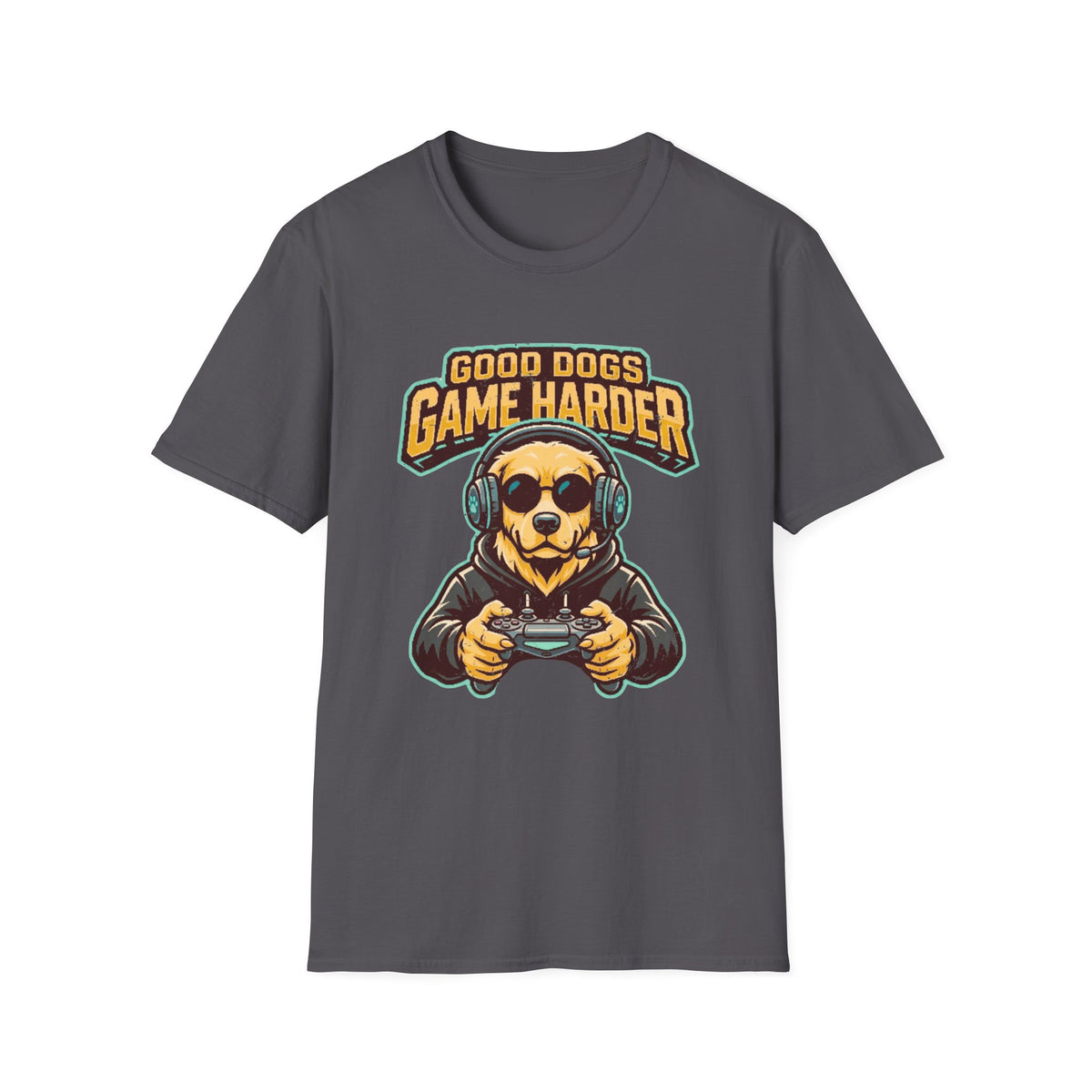 Good Dogs Game Harder T-Shirt
