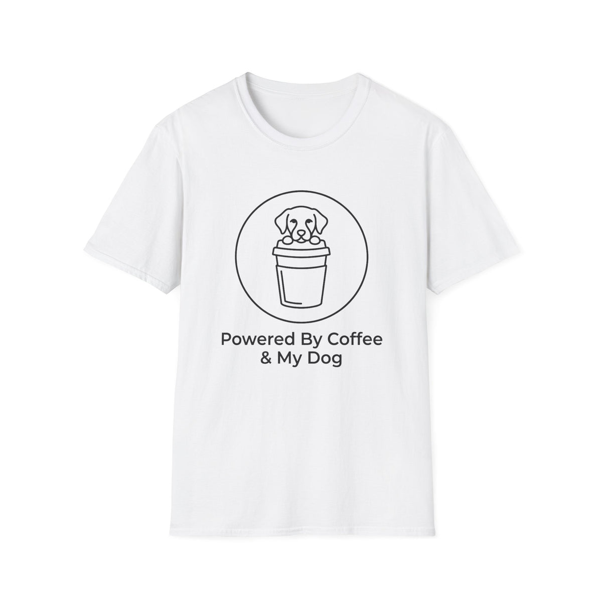 Powered By Coffee and My Dog T-Shirt
