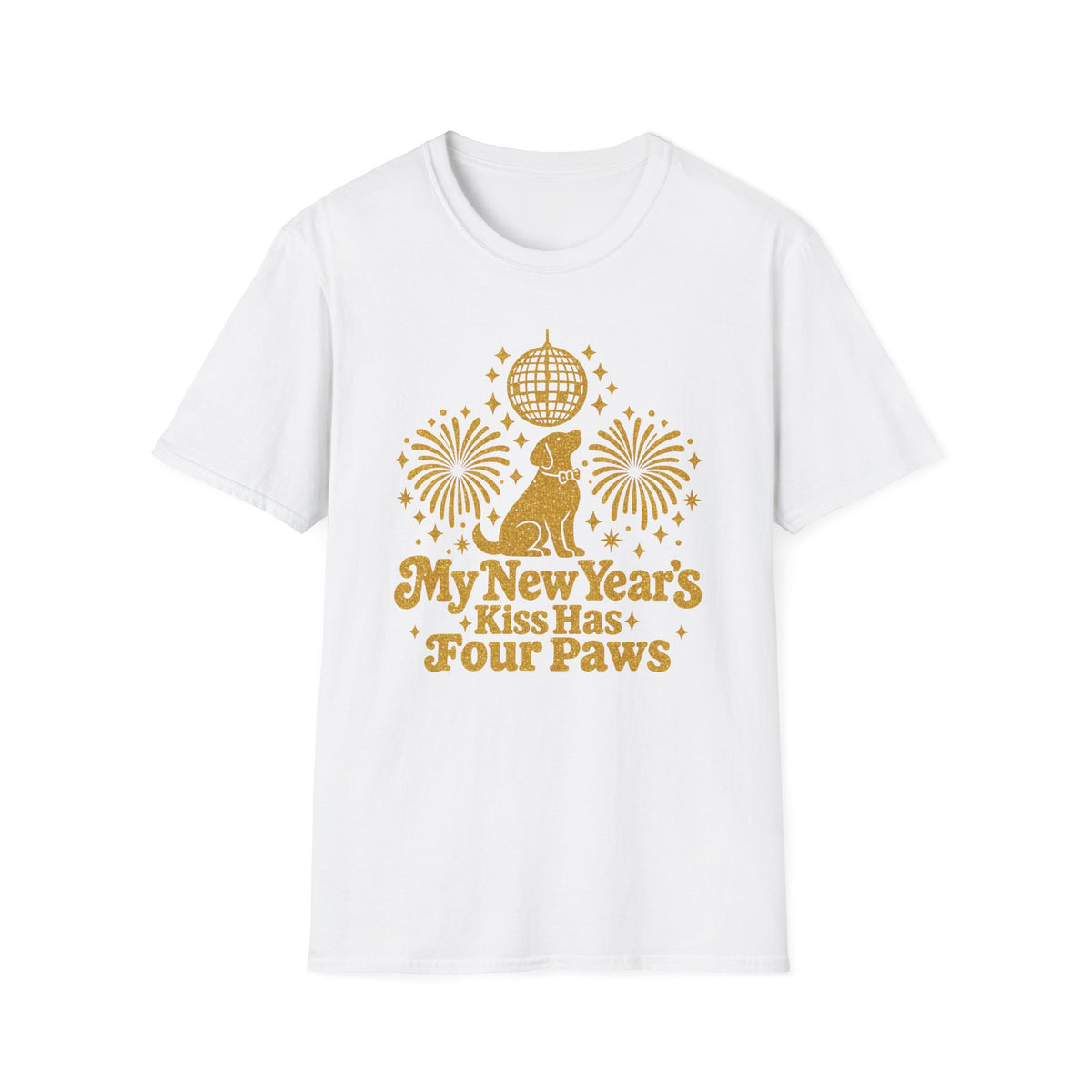 My New Years Kiss Has Four Paws T-Shirt