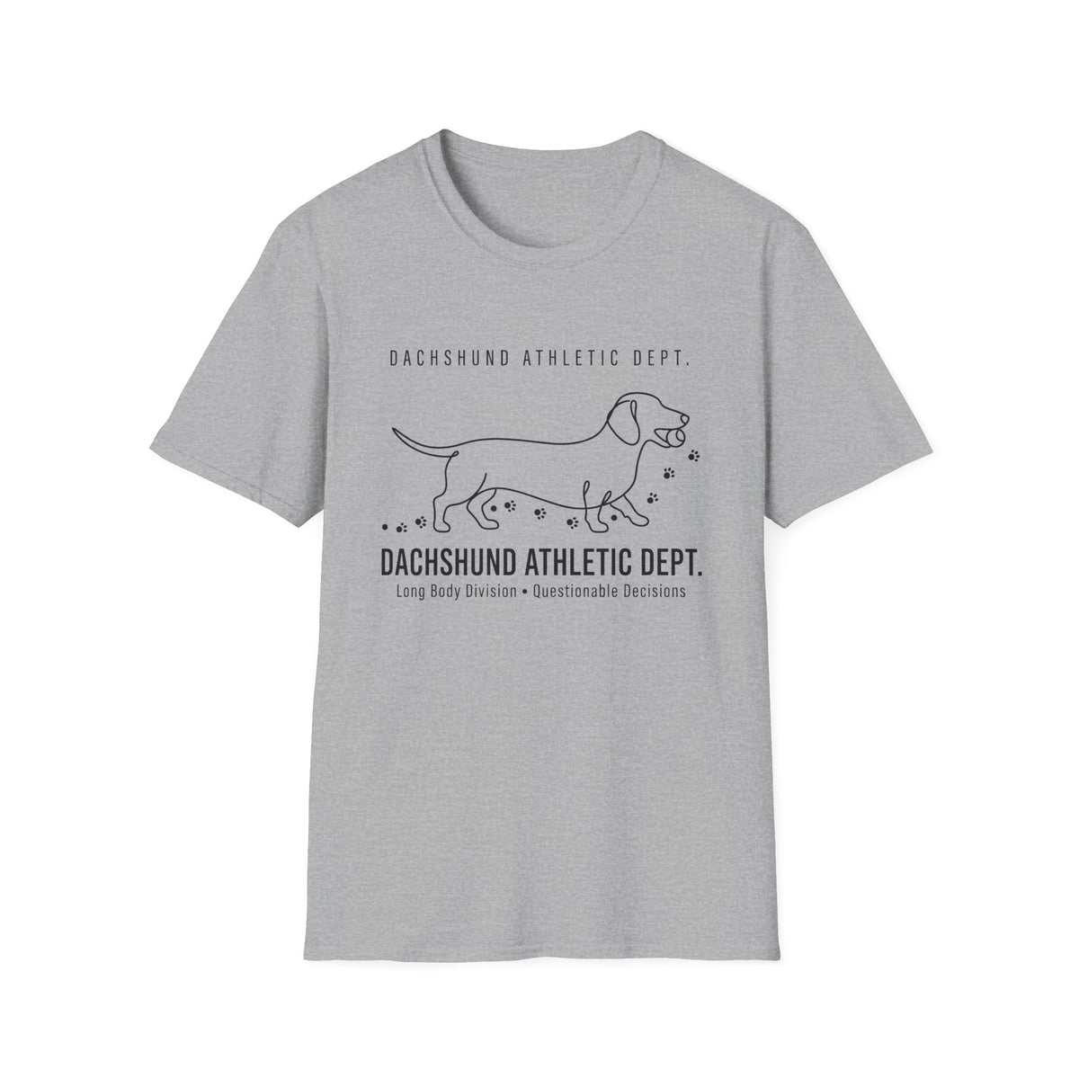 Dachshund Athletic Dept. T-Shirt