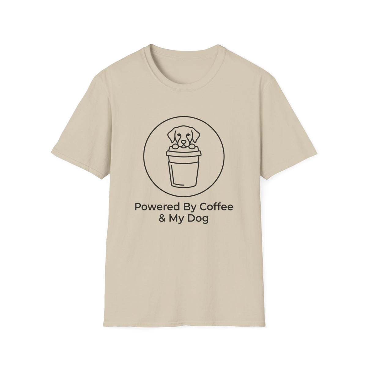 Powered By Coffee and My Dog T-Shirt