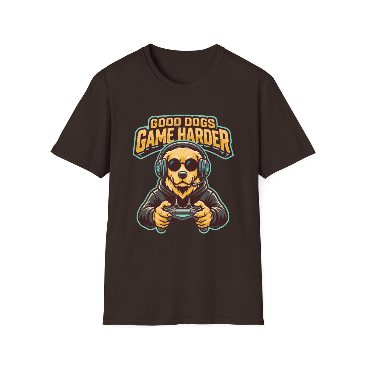 Good Dogs Game Harder T-Shirt