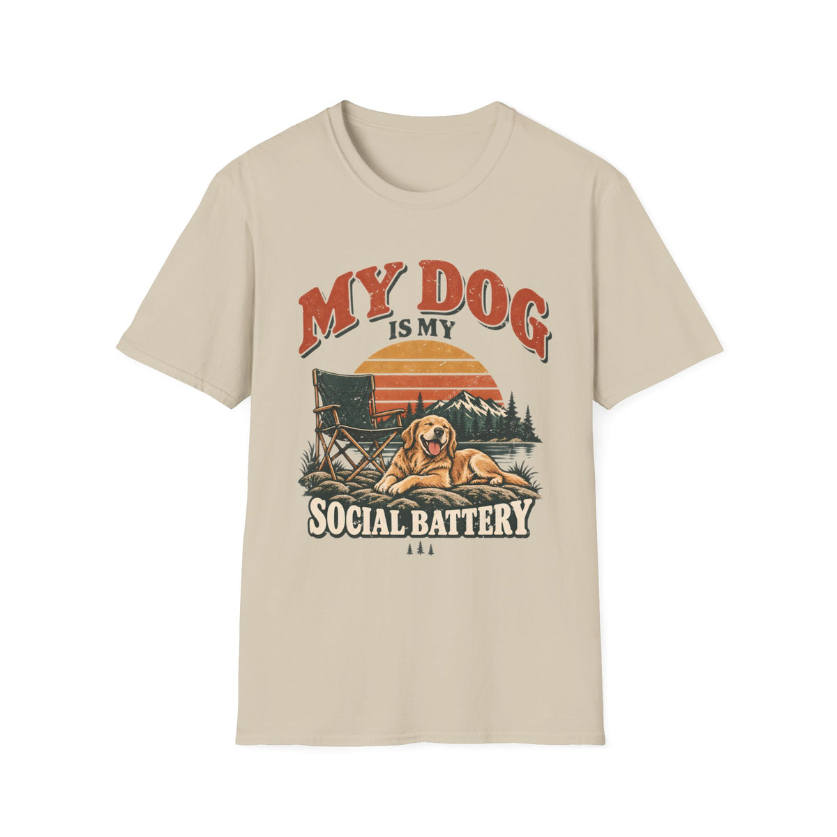 My Dog Is My Social Battery T-Shirt