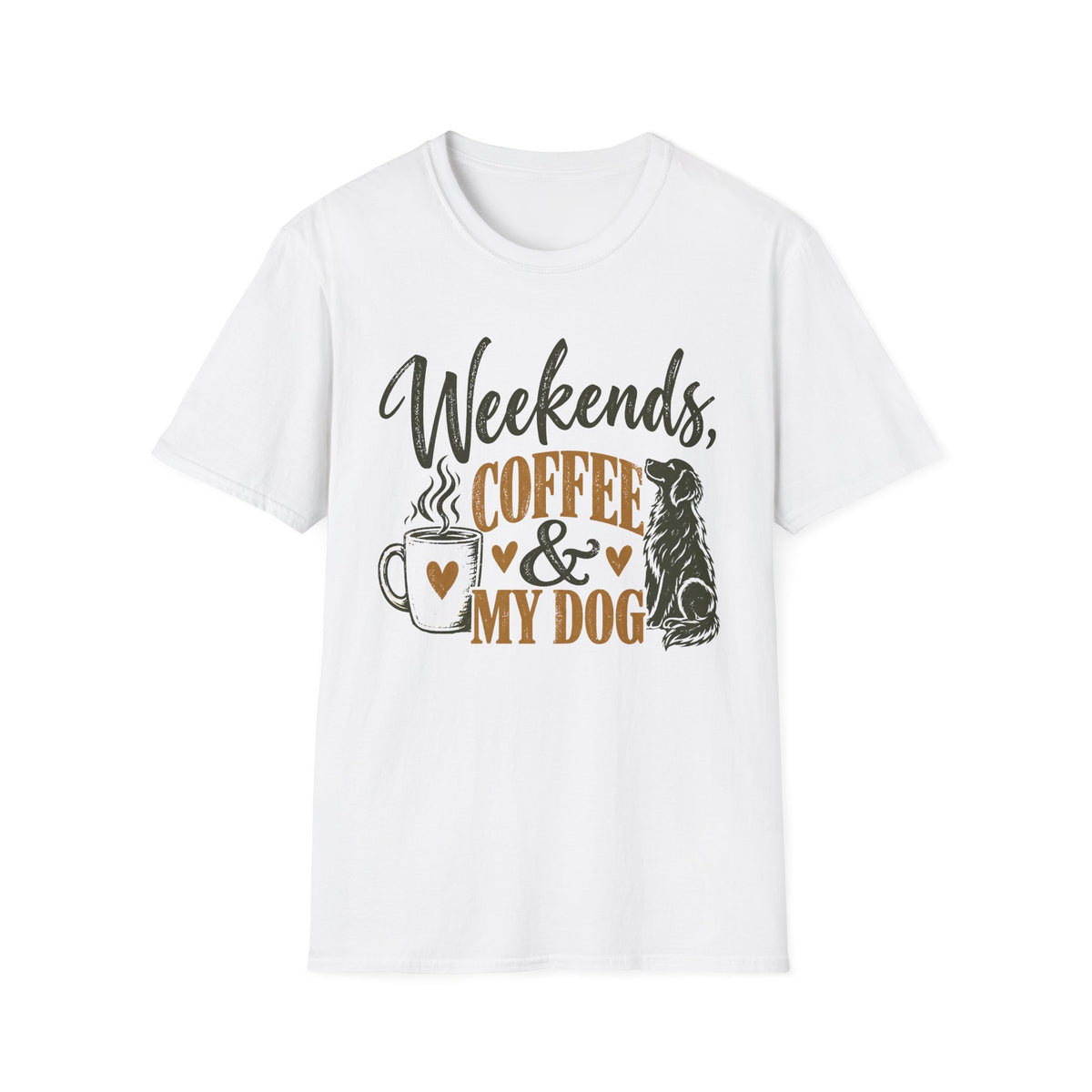 Weekends Coffee & My Dog T-Shirt