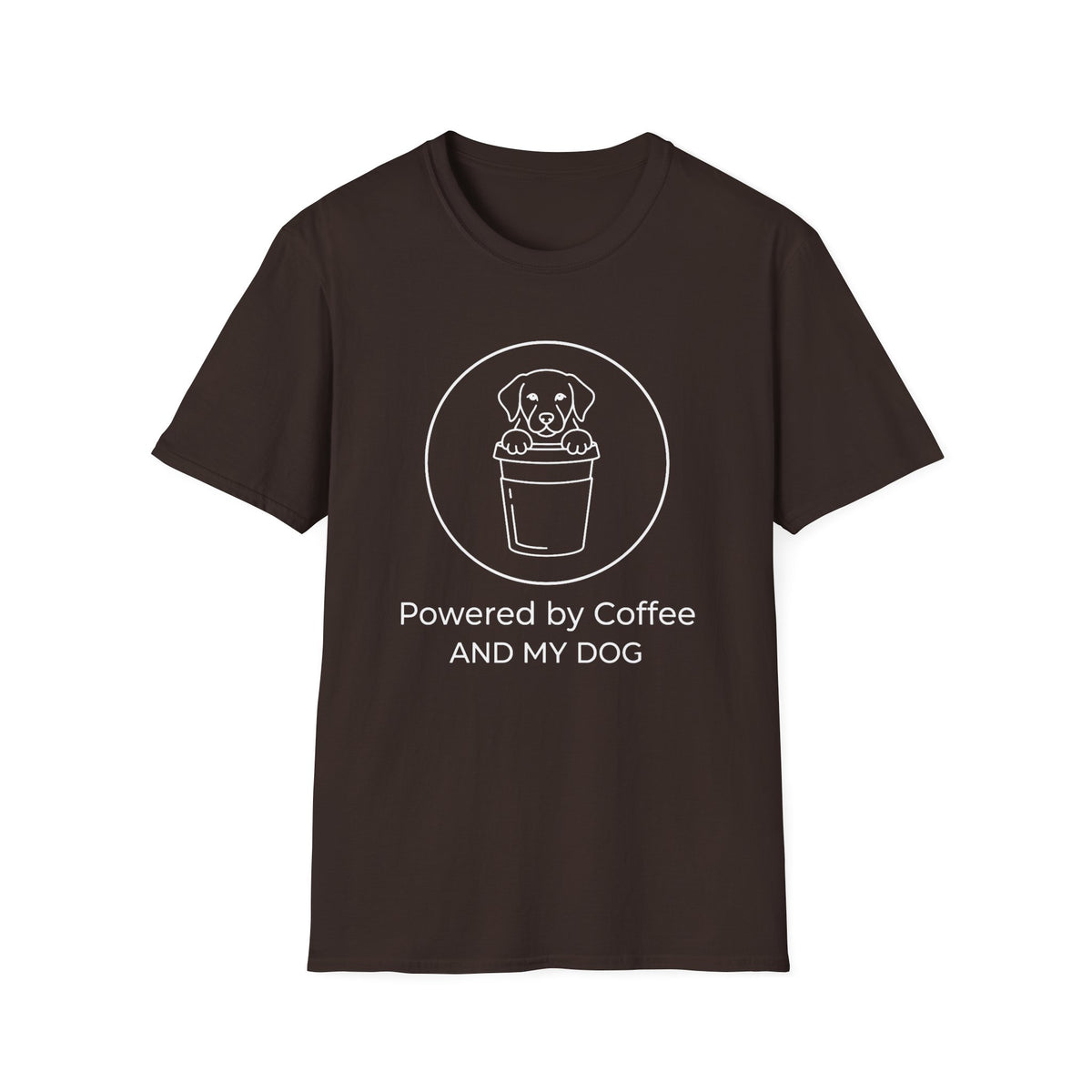 Powered By Coffee and My Dog T-Shirt