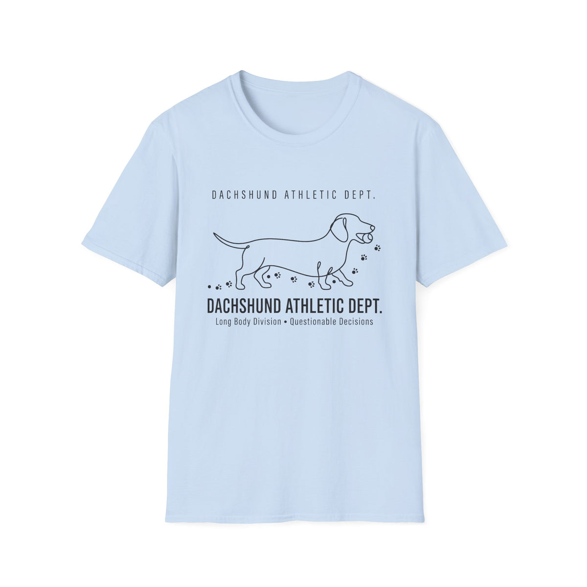 Dachshund Athletic Dept. T-Shirt
