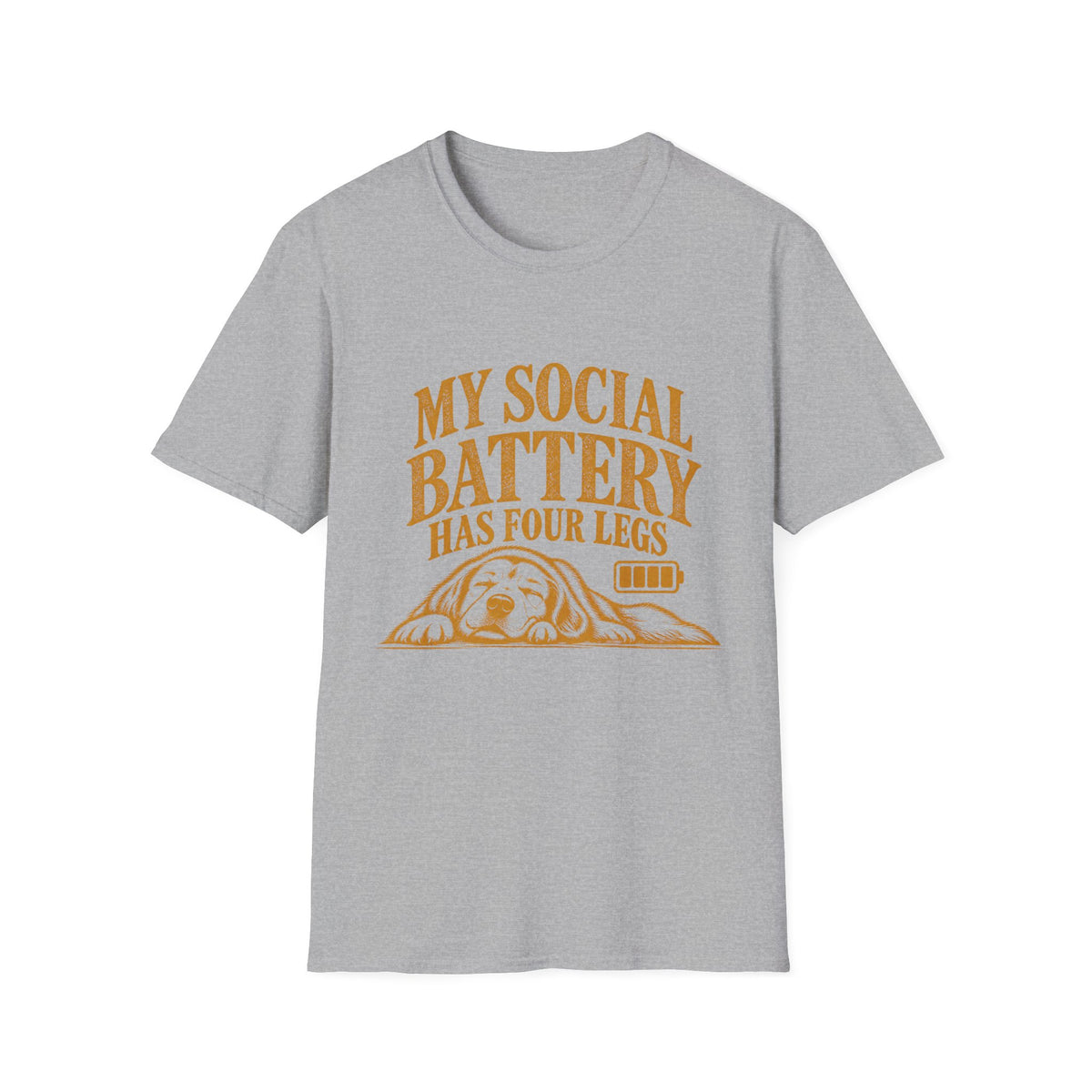 My Social Battery Has Four Legs T-Shirt