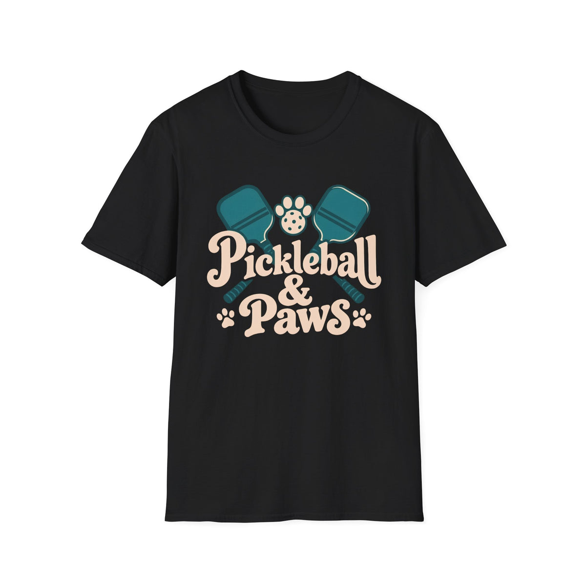 Pickleball & Paws T-Shirt