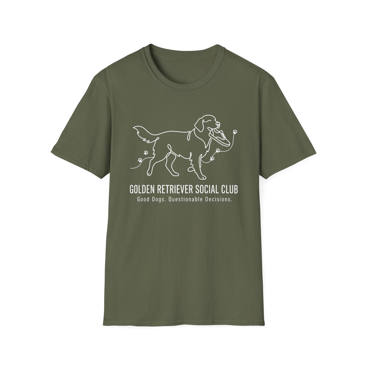 Golden Retriever Social Club T-Shirt