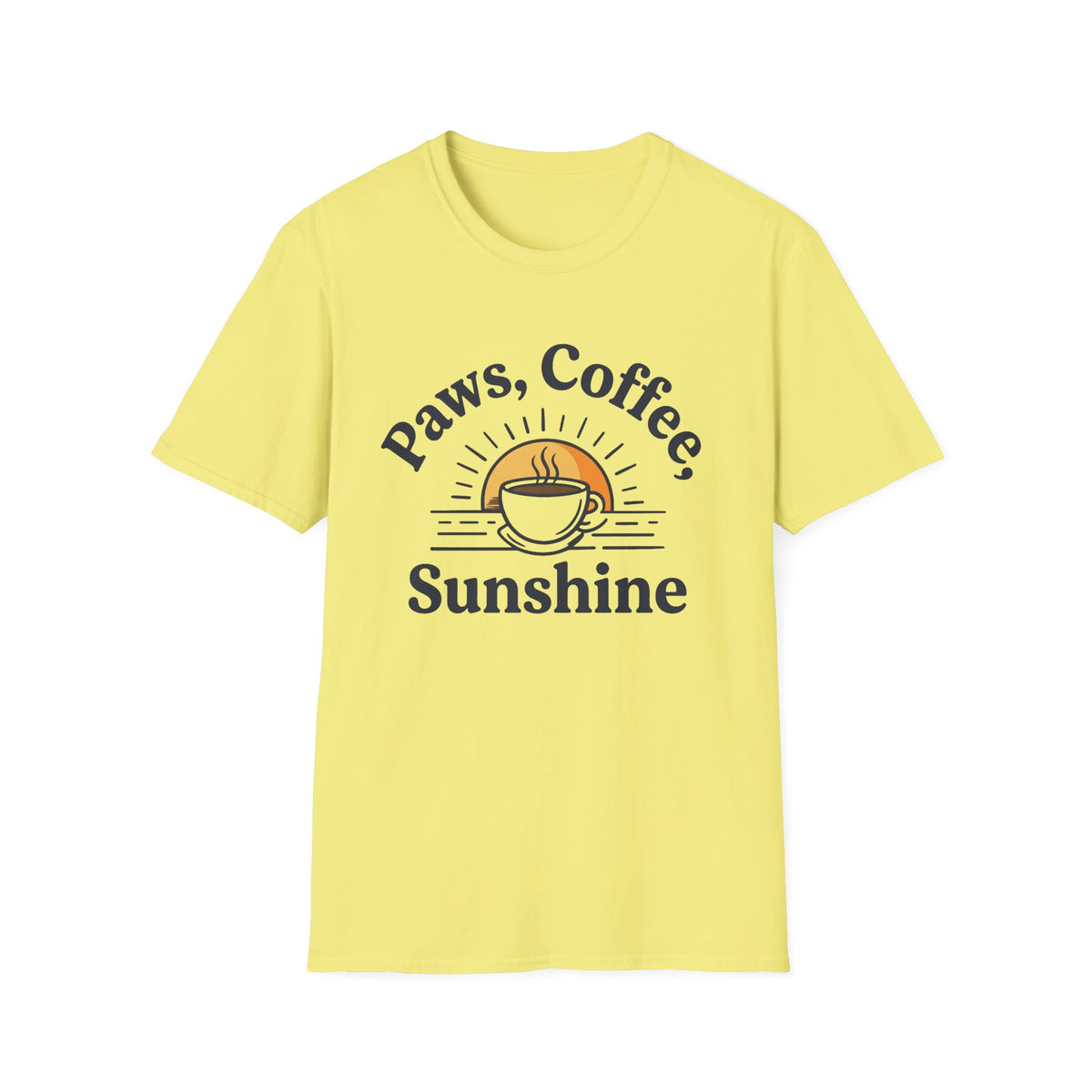 Paws, Coffee, Sunshine T-Shirt