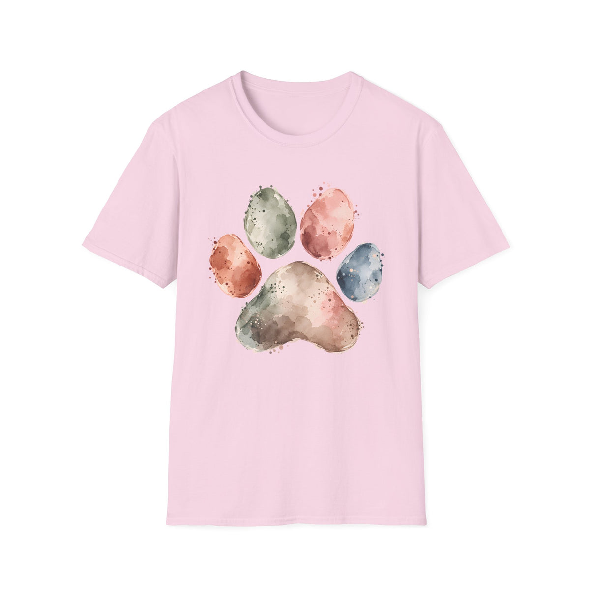 Watercolor Paw Print T-Shirt