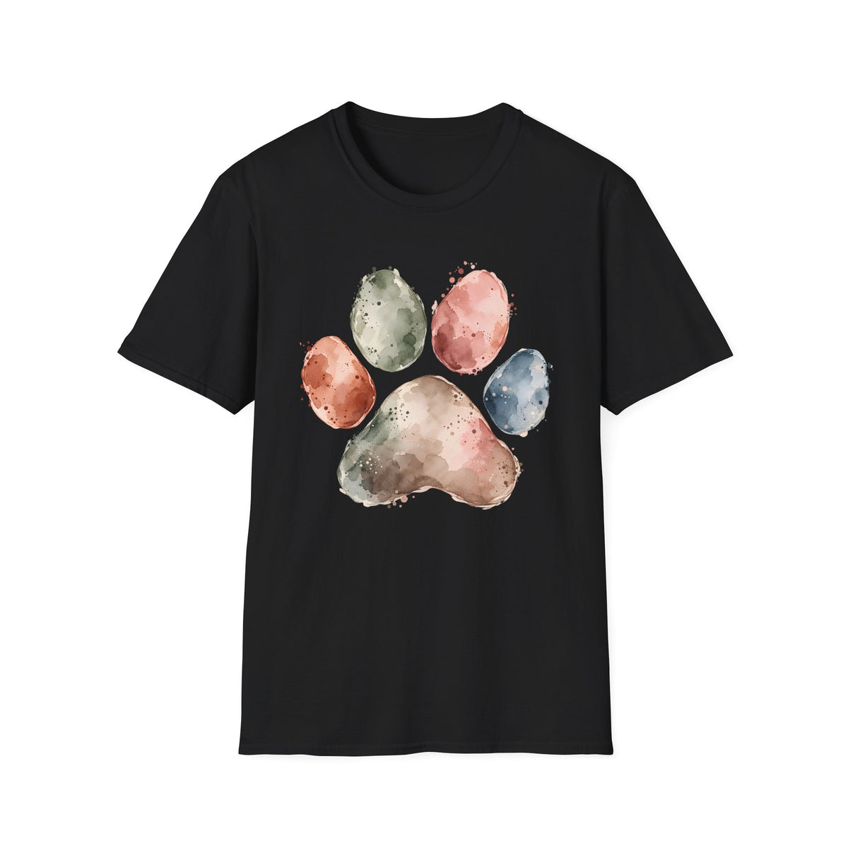 Watercolor Paw Print T-Shirt