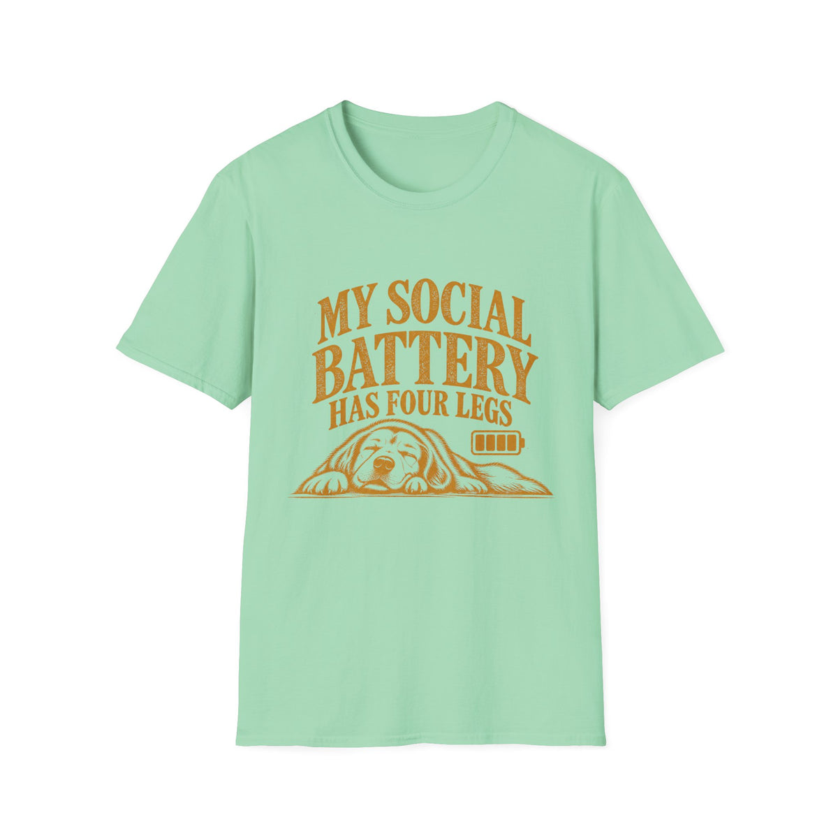 My Social Battery Has Four Legs T-Shirt