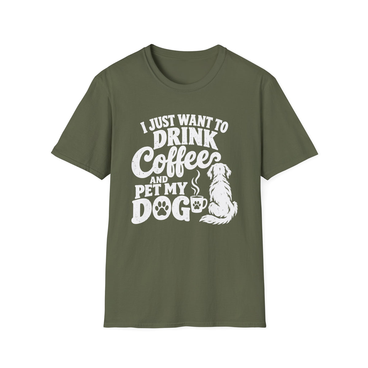 Drink Coffee and Pet My Dog T-Shirt