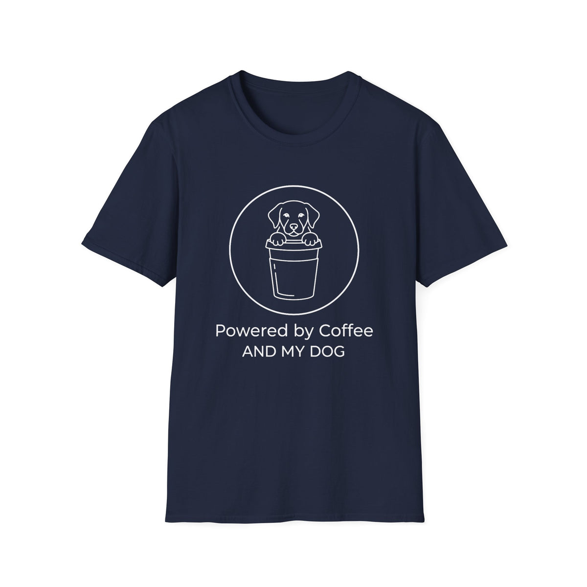 Powered By Coffee and My Dog T-Shirt