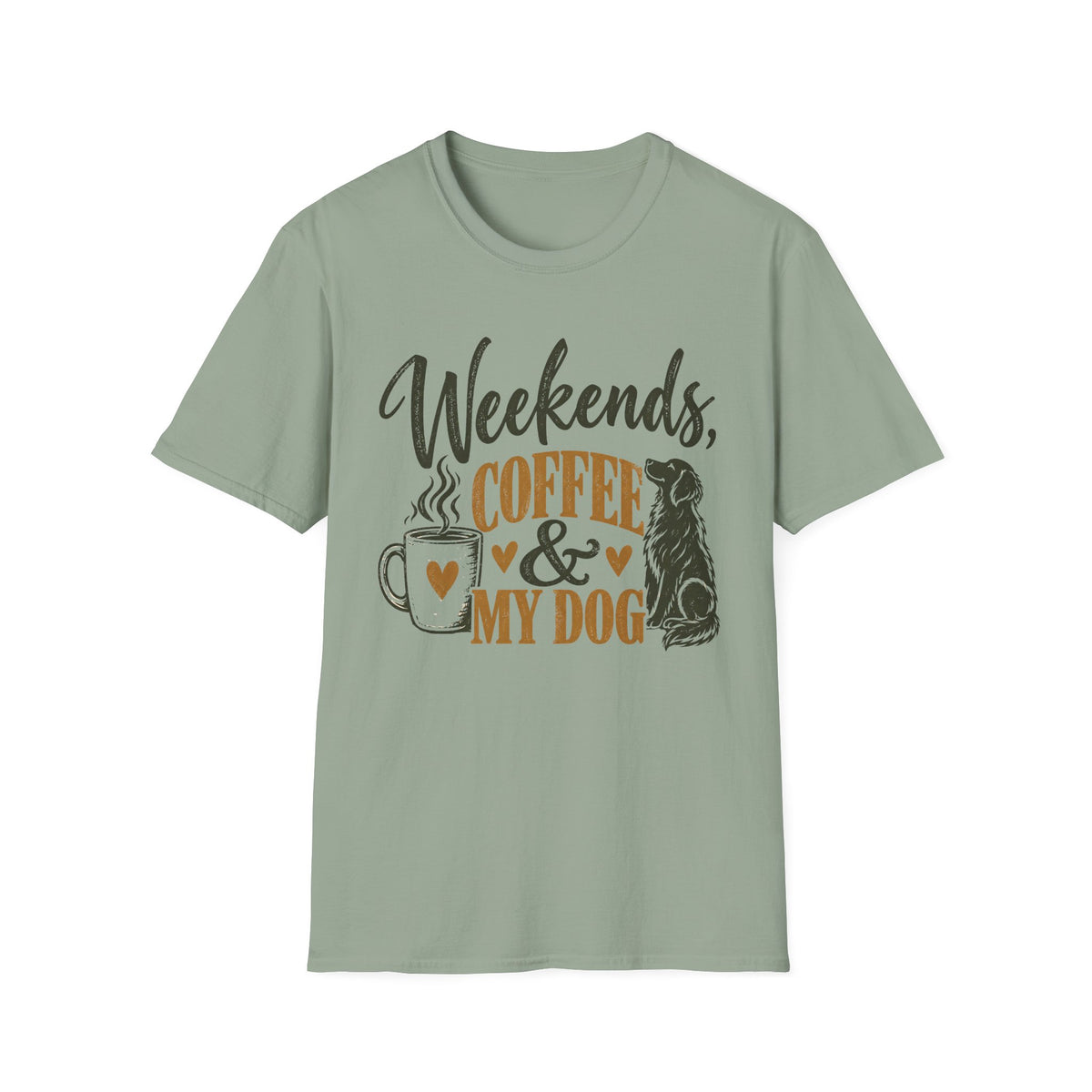 Weekends Coffee & My Dog T-Shirt