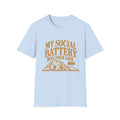 My Social Battery Has Four Legs T-Shirt