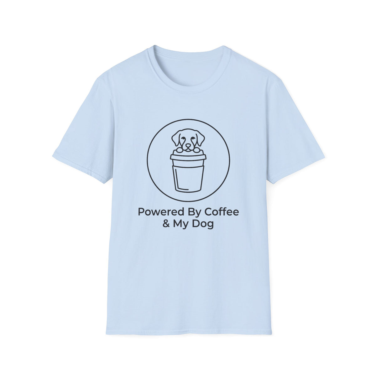 Powered By Coffee and My Dog T-Shirt