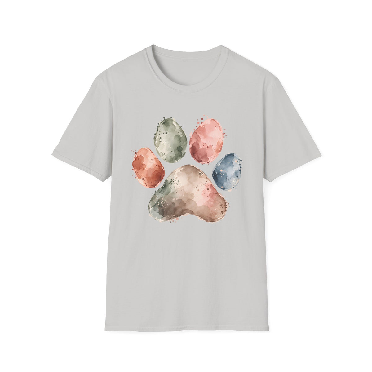 Watercolor Paw Print T-Shirt