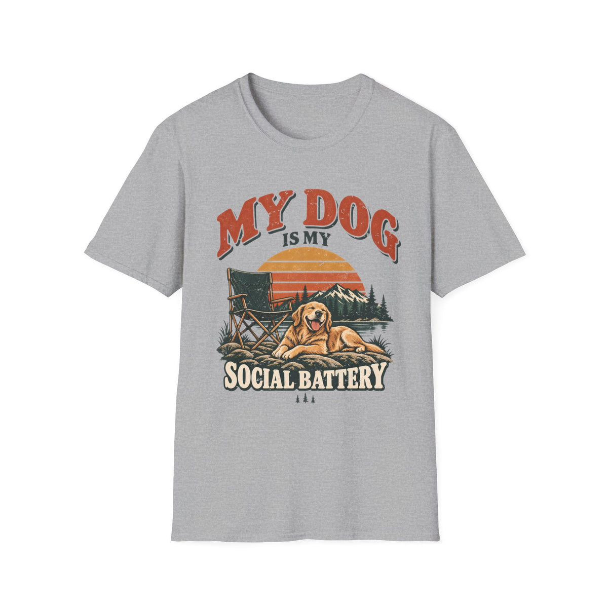 My Dog Is My Social Battery T-Shirt