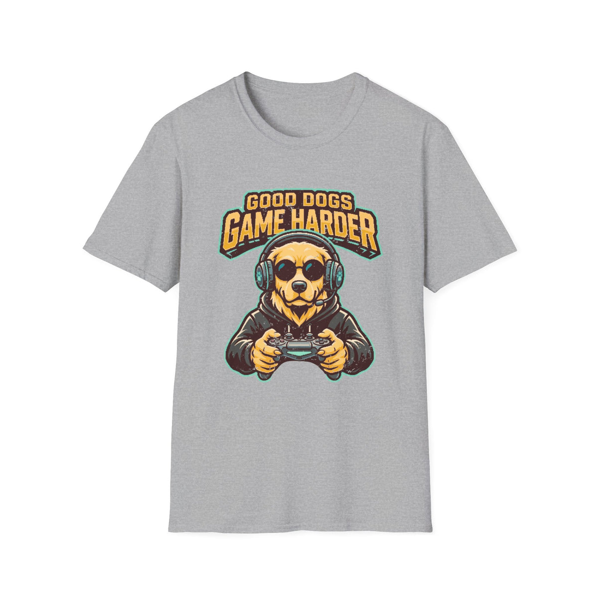 Good Dogs Game Harder T-Shirt