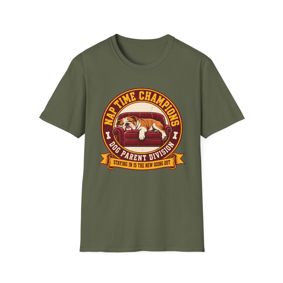 Nap Time Champions French Bull Dog T-Shirt