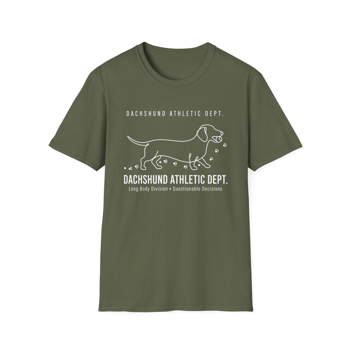 Dachshund Athletic Dept. T-Shirt