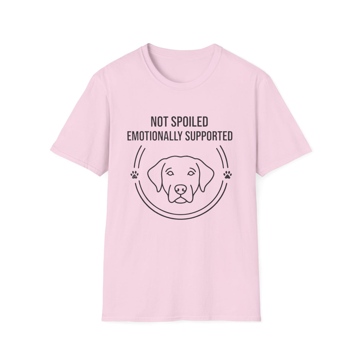 Not Spoiled Emotionally Supported T-Shirt