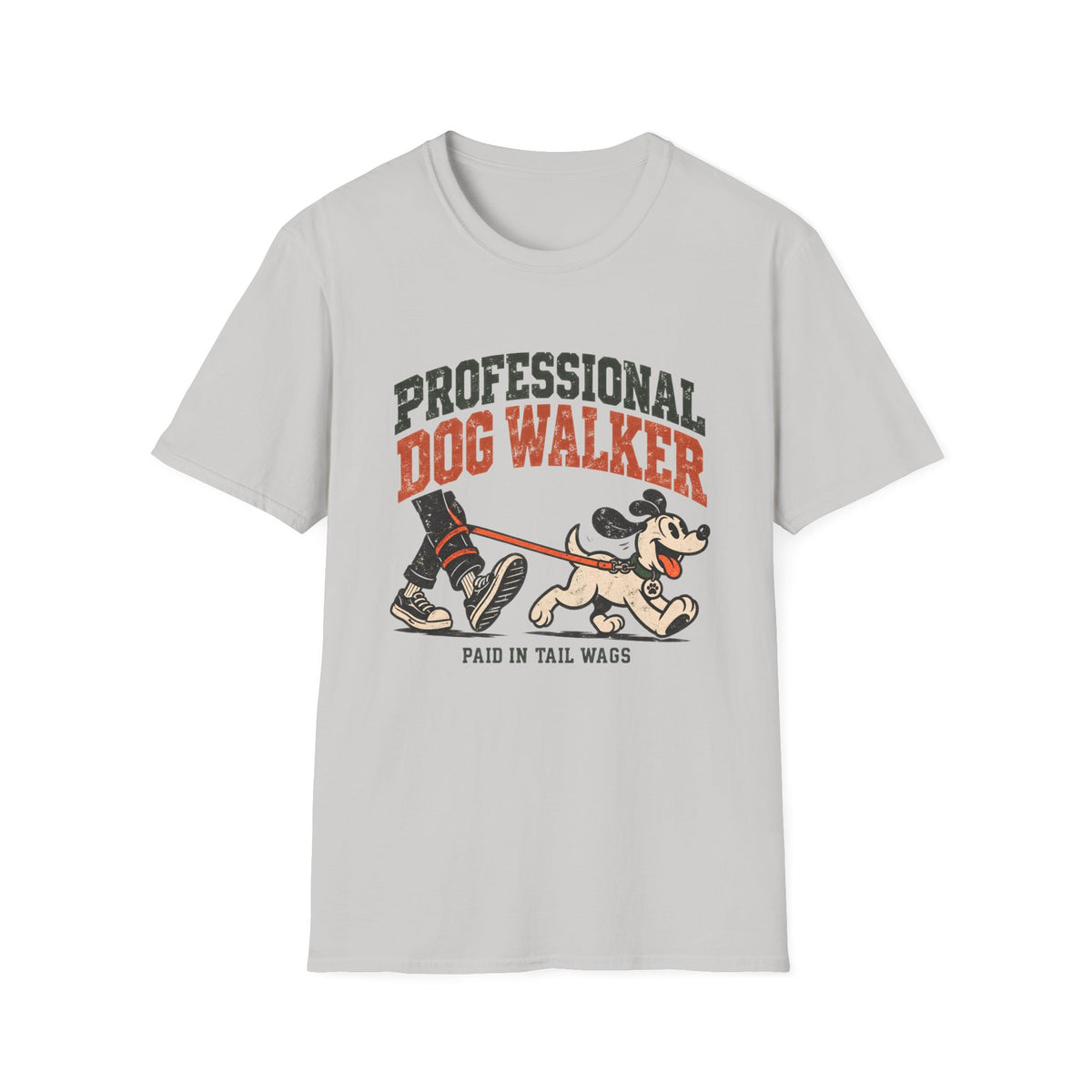Professional Dog Walker Paid In Tail Wags T-Shirt