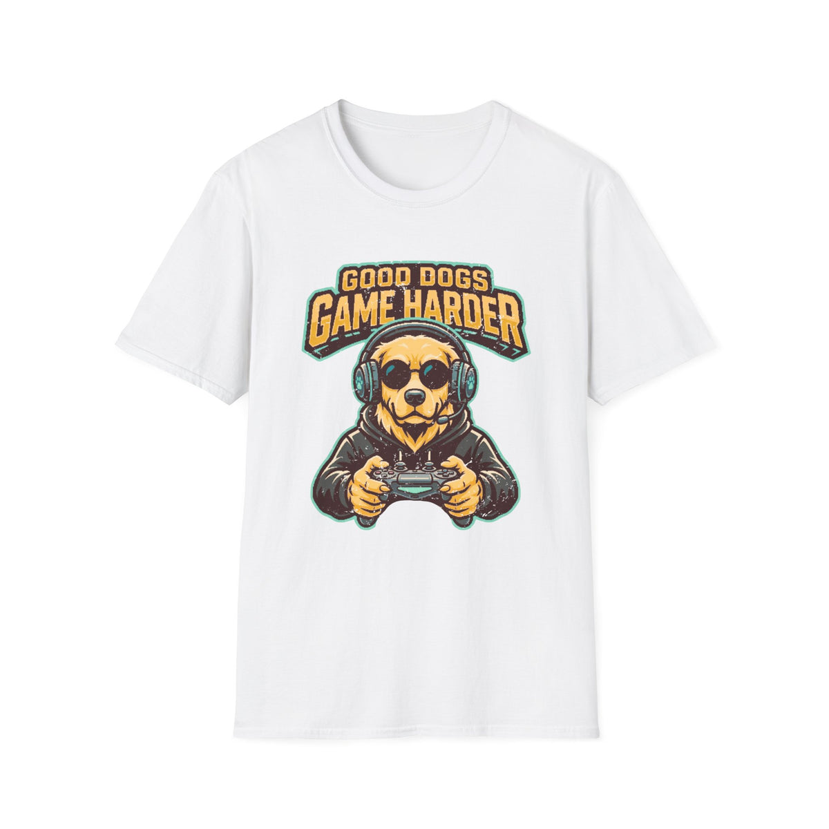 Good Dogs Game Harder T-Shirt