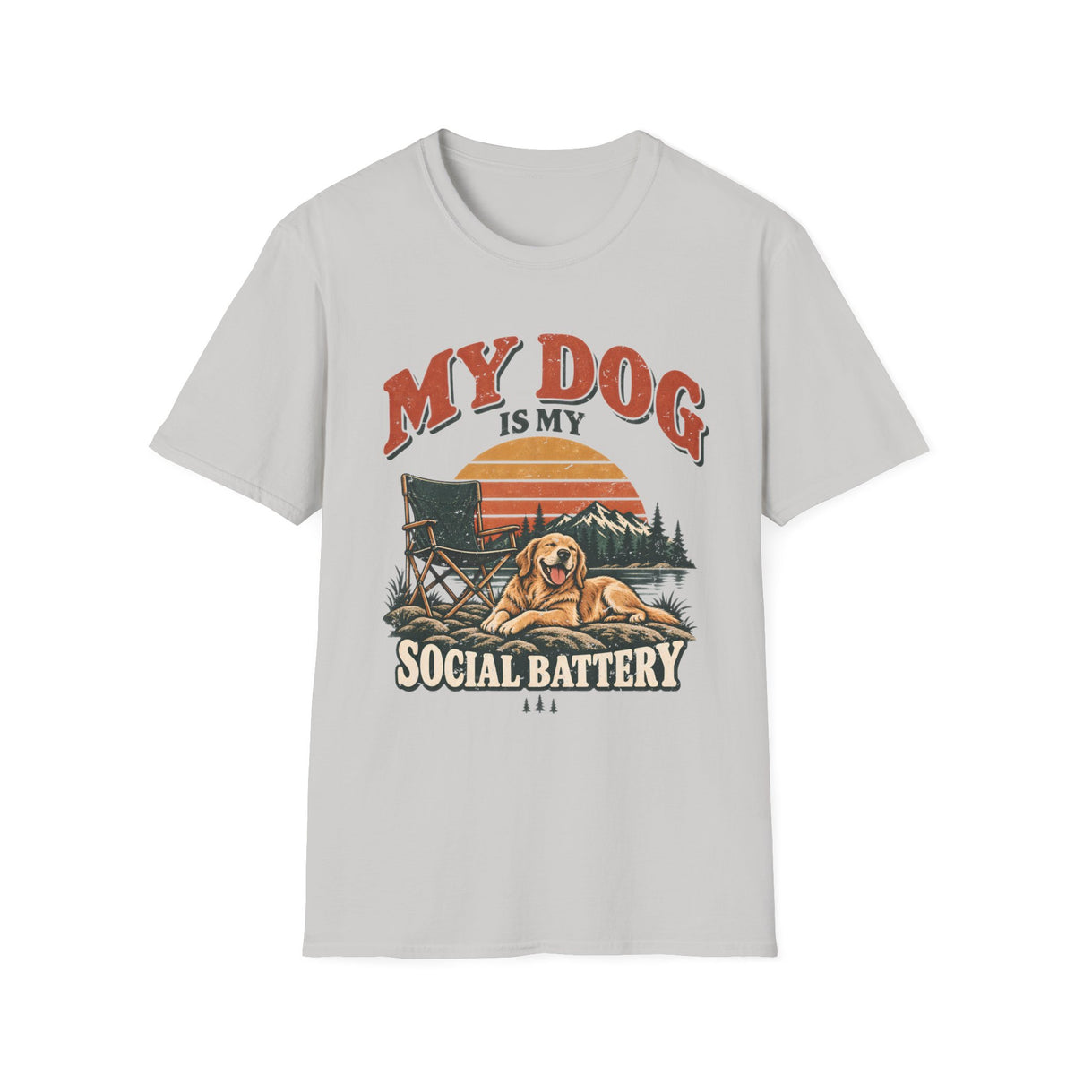 My Dog Is My Social Battery T-Shirt