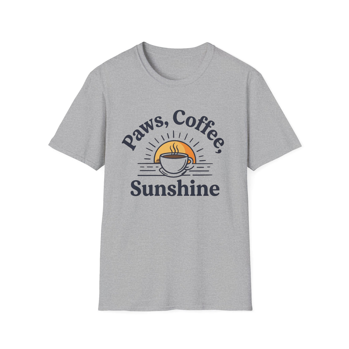 Paws, Coffee, Sunshine T-Shirt