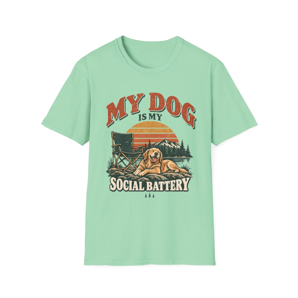My Dog Is My Social Battery T-Shirt